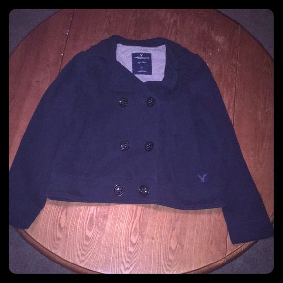 American Eagle Outfitters Jackets & Blazers - American Eagle Navy Jacket